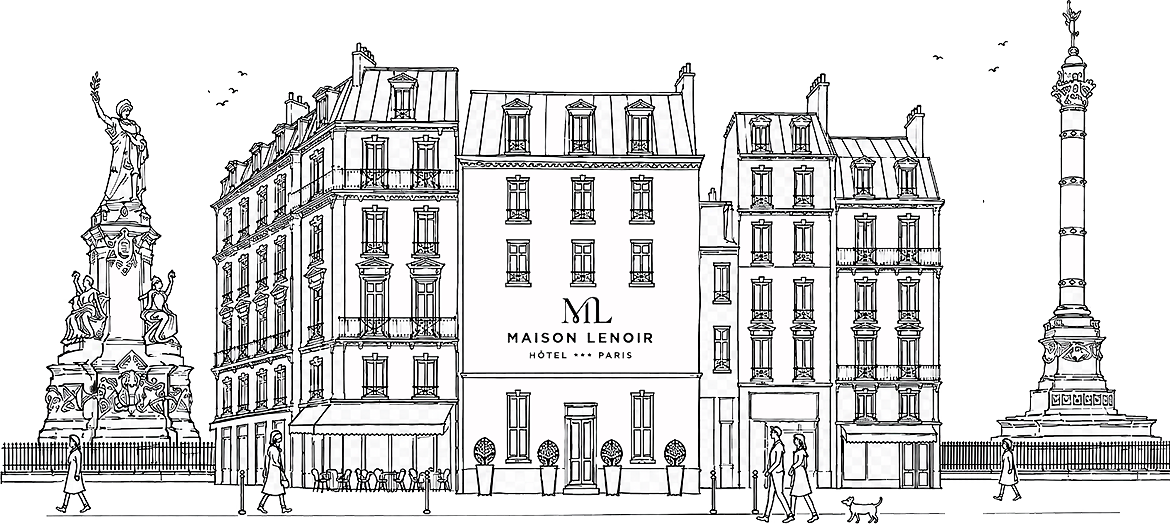 Hôtel Maison Lenoir Paris 11 Charonne, Bastille, République